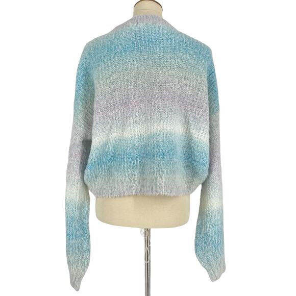 Wild Fable Blue Multicolored Sweater Large NWT - Picture 5 of 6